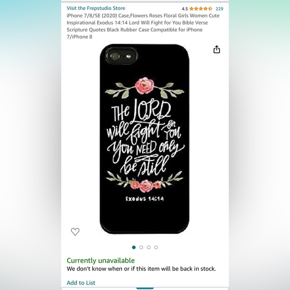 Frepstudio Store Other - 💰2/$10 iPhone 7/8/SE (2020) black rubber cell phone case